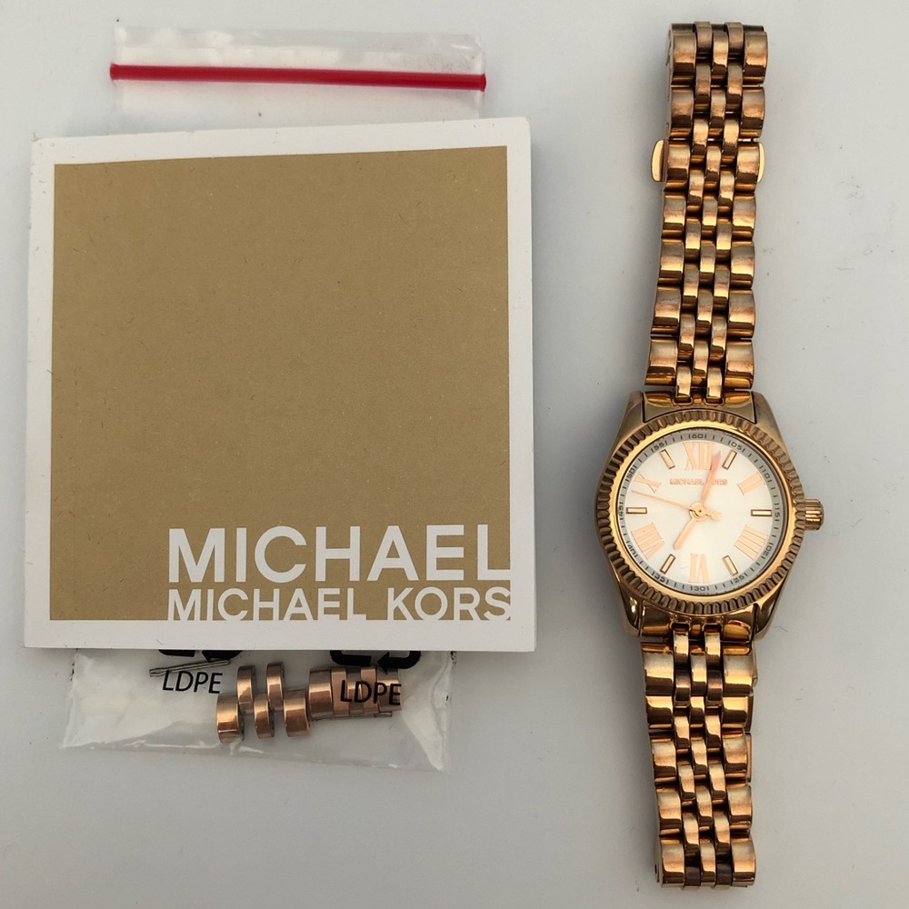 Gold Michael Kors watch